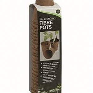 Fibre Pots Round 6cm x24